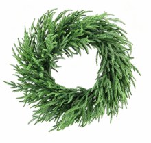 Faux Spruce Wreath 24"