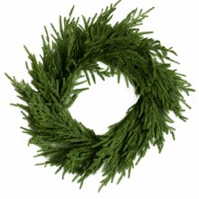 Faux Spruce Wreath 24"