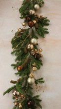 Faux Spruce Pine Garland Copper 5ft