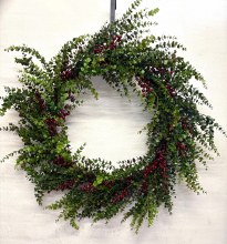Extra Large Berry/ Eucalyptus Mix Wreath 32" Extra Large Berry/ Eucalyptus Mix Wreath 32"