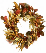 Autumn Door Wreath 24"