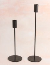 Candle Holder Black 8.8cm x 22.5cm