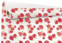 Kraft Paper Elsa White/ Red 79cm x 40m