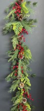 Berry Spruce Garland 183cm