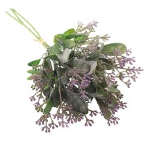 Faux Lavender Seeded Bunch 38cm