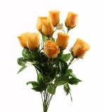 Peach Artificial Rose Bunch Peach Artificial Rose Bunch