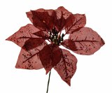 Christmas Red Poinsettia Pick Christmas Red Poinsettia Pick