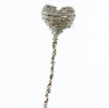 Wicker Heart on Sticks 10cm x 40cm Wicker Heart on Sticks 10cm x 40cm