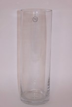 Glass cylinder flower vase, height-30cm