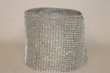 Diamond mesh silver