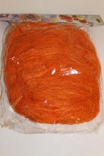 Decorative orange sisal 100g packet