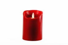 Led Candle Red Wax 10cm/13cm