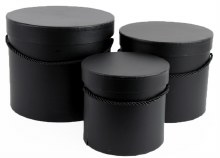 Set of 3 - Round Cream Hat Box Boxes - Storage Florist Home Gift Decor –  Titleys Flowers / Direct Florist Supplies