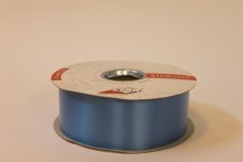 Mid blue polytie florist ribbon, 100yds-P190