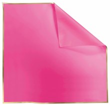 Cello Sheets 70cm x 70cm Fuchsia/Gold 100pcs