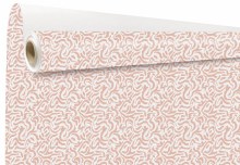 Kraft Paper Fiona Blush/ White 79cm x 40m