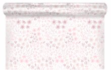 Florist Cellophane Wrap 80cm x 100m Pink Mix