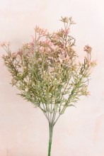 Faux Berry Bunch Pale Pink 35cm
