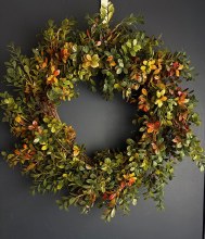 Boxwood Wreath Autumn 55cm