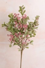 Boxwood Stem 38cm Pink