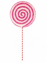 Christmas Extra Large Candy Cane Pink/ White 28"