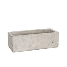 Ceramic Cement Tank Planter 23cmx10cmx7.5cm
