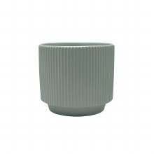 Ceramic Pot 16cmx14cm Matt Grey