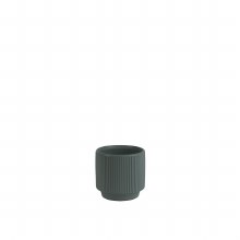 Ceramic Pot 13cmx12cm Matt Grey
