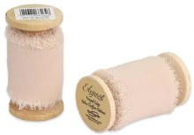 Boho Chiffon Frayed Edge 50mm x 5m Nude