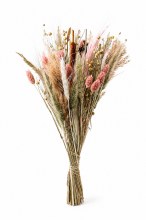 Dried Flower Bouquet Natural/ Pink 38cm