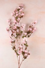 Faux Cherry Blossom Stem Pale Pink 100cm