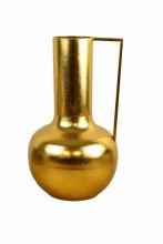 Gold Metal Vase 42cm