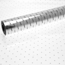 Florist Cellophane Wrap Silver Dot 80cm x 100m Florist Cellophane Wrap Silver Dot 80cm x 100m