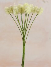 Faux Liatris Bunch Ivory
