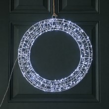 Light Up Christmas Wreath 46cm
