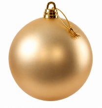 Giant Bauble 30cm Matt Champagne