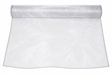 Silver organza fabric 40cm(approx) x 10m