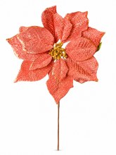 Poinsettia Stem Pink 56cm x25cm
