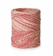 POLY RAPHIA RED/CREAM GINGHAM