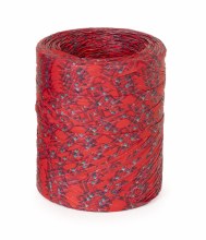 POLY RAPHIA RED TARTAN