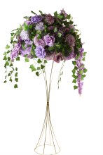 Additional picture of Pre Decorated Wedding Centrepiece 55cm Lilac/Purple