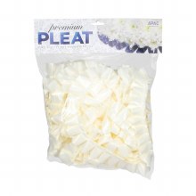 Florist Ribbon Poly Pleat Ivory 50mm x 10m