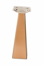 Rose Gold Crystal Candle Holder 9cmx8.5cmx26cm