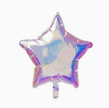 Star Irridescent Balloon 19" x 3