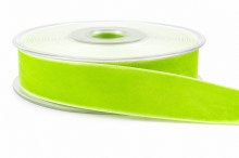 Velvet Ribbon 25mm x 9m Green