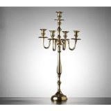Gold Aluminium Candelabra 76cm Gold Aluminium Candelabra 76cm