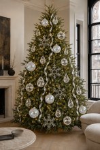 Additional picture of Christmas Gem Ornament 16x10x23cm Silver