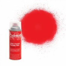 Additional picture of Holiday red oasis florist spray paint,400ml