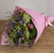 Additional picture of Frosted Florist Cellophane Wrap 80cmx80m- 50 micron bouquet wrapping film Lilac