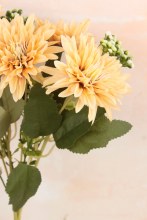 Additional picture of Artificial Mum Bunch- Blush Peach 29cm- Fuax Chrystanthemum Bunch